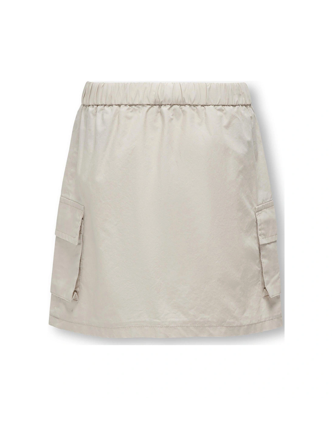 Girls Cargo Skirt - Beige