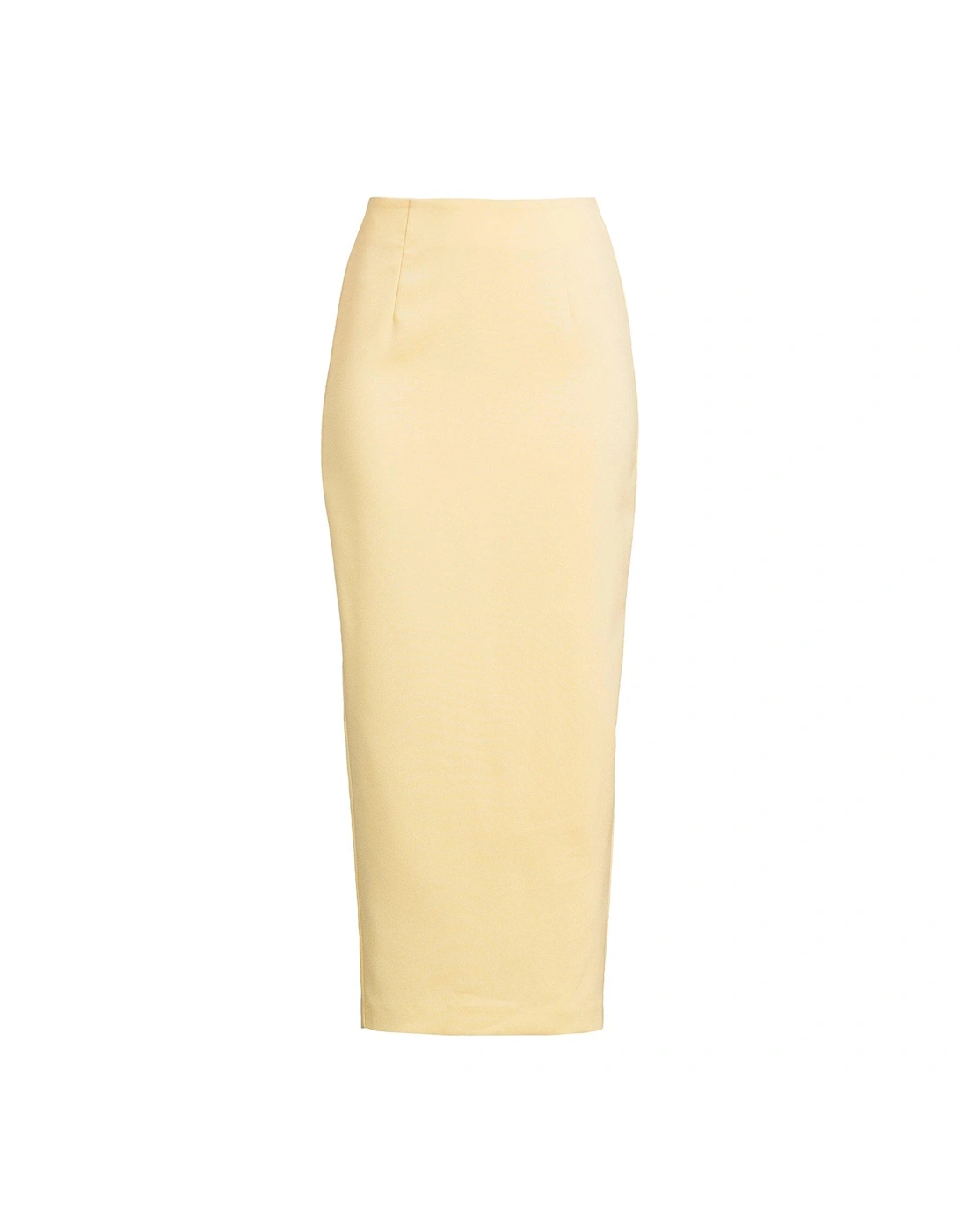 Co-Ord Pencil Midaxi Skirt - Lemon
