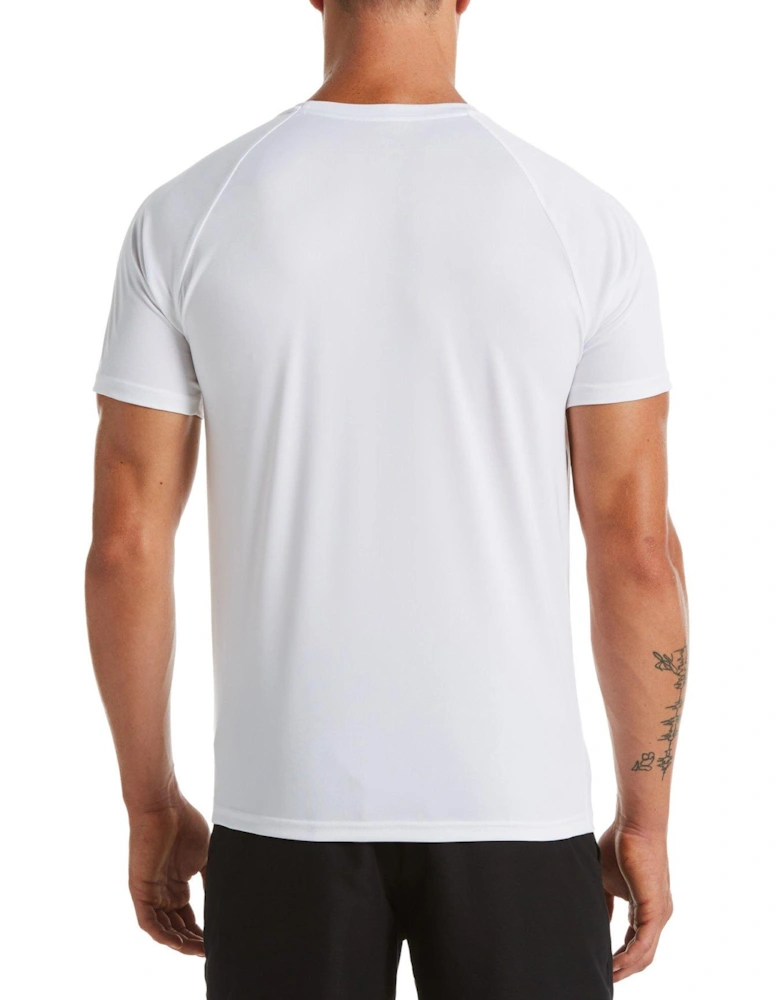 Mens Short Sleeve Hydroguard T Shirt - White