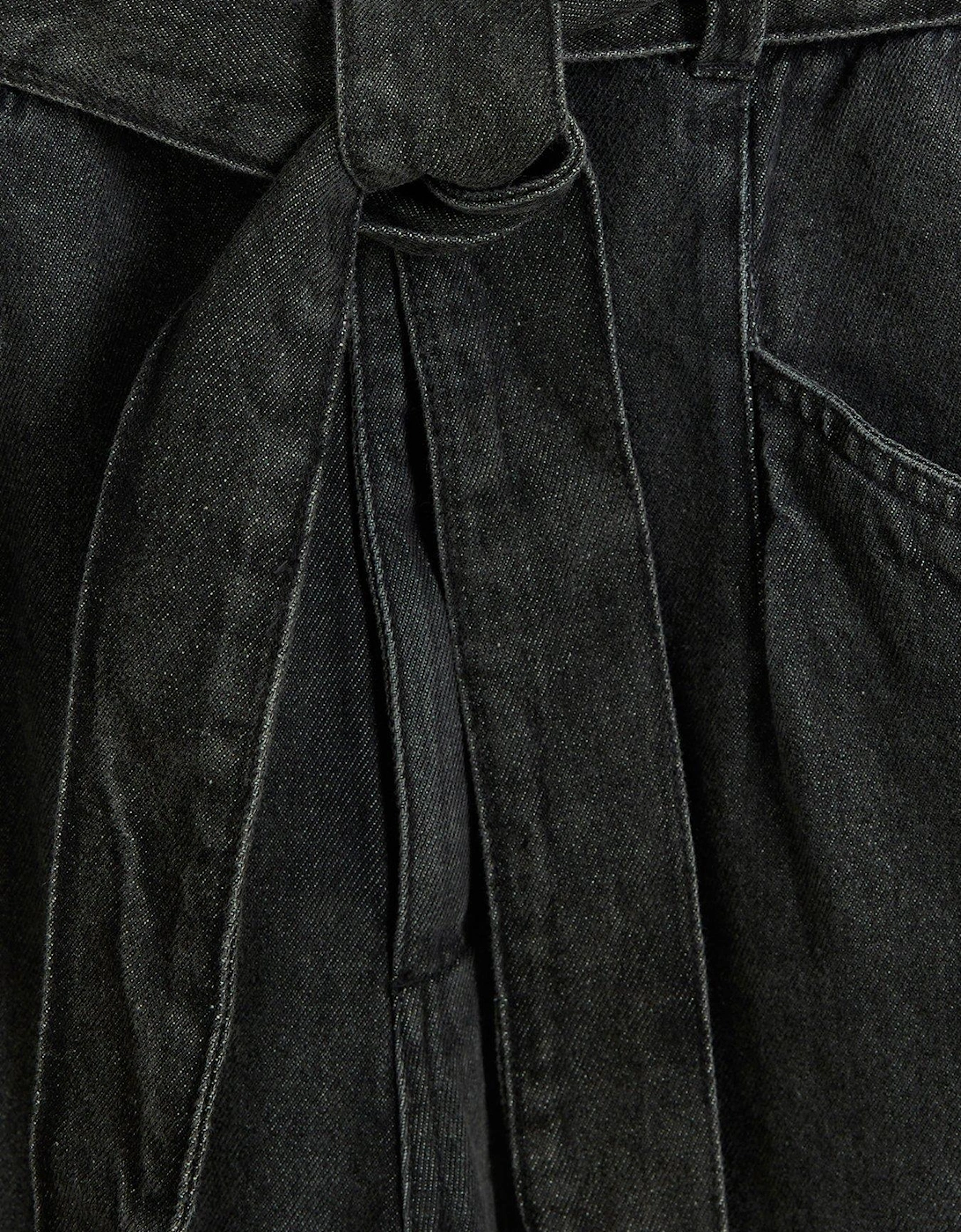 Denim Boilersuit - Black