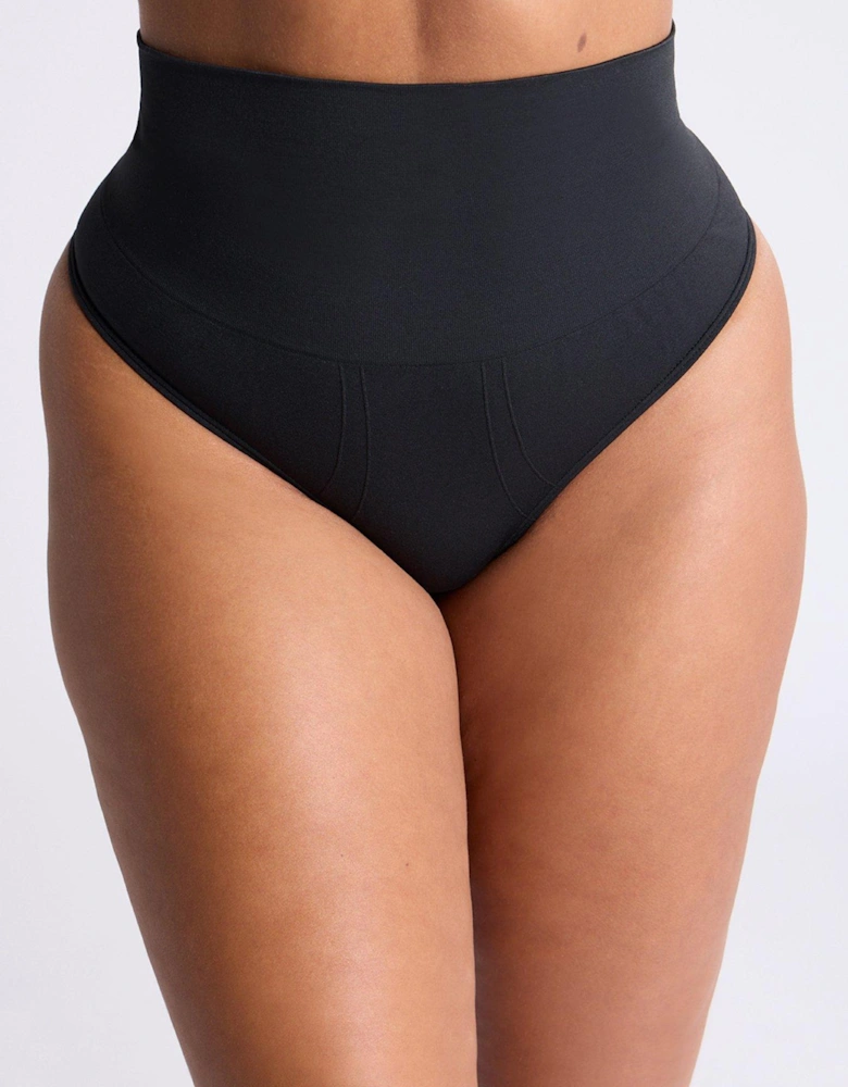 Contour Thong - Dark - Black