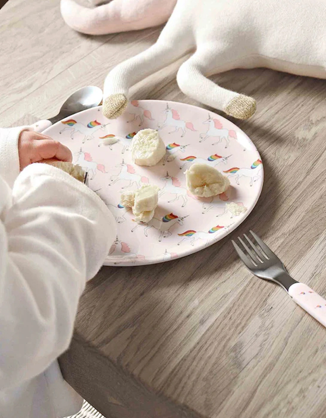 Unicorn Melamine Cutlery Set