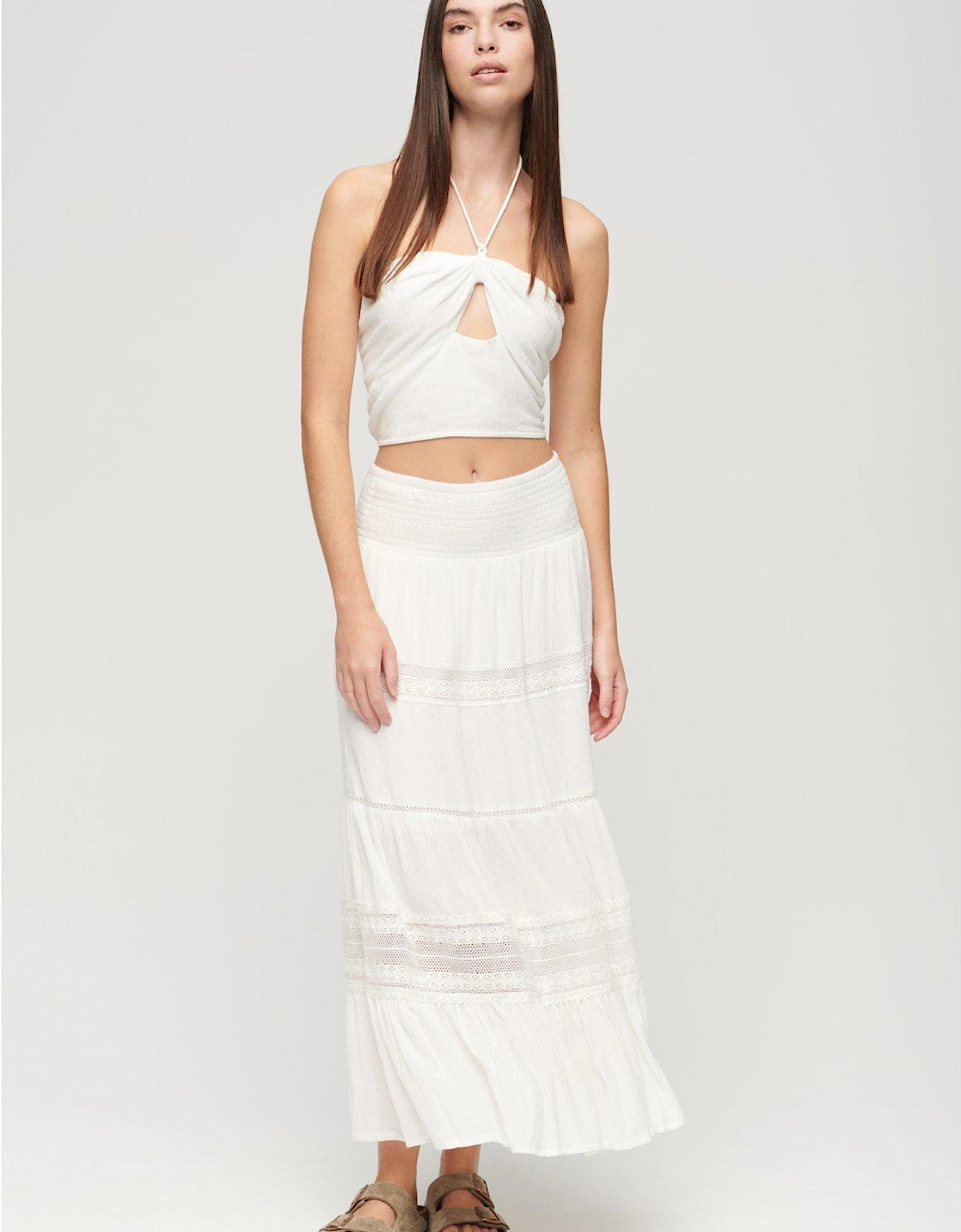 Ibiza Maxi Skirt - White