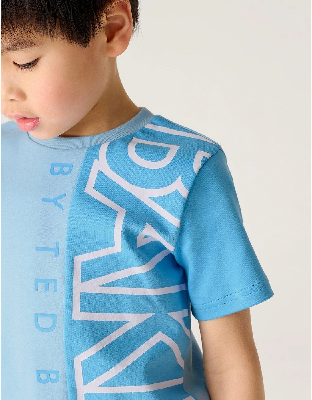 BAKER BY PANEL BLUE TEE