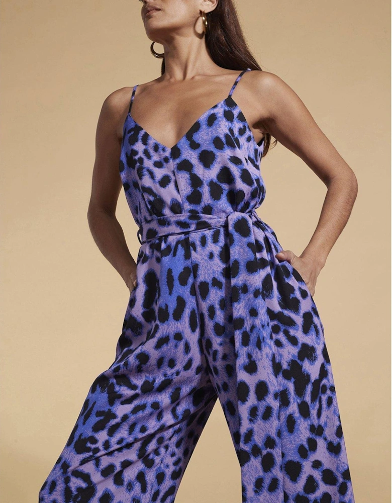 Lilac Leopard Gabriella Dress - Purple