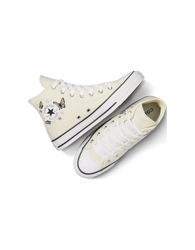 Junior Girls Festival High Tops Trainers - Off White
