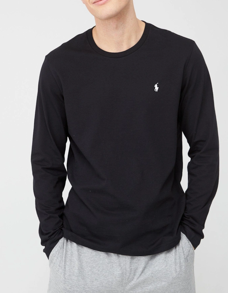 Long Sleeve Crew T-shirt - Black