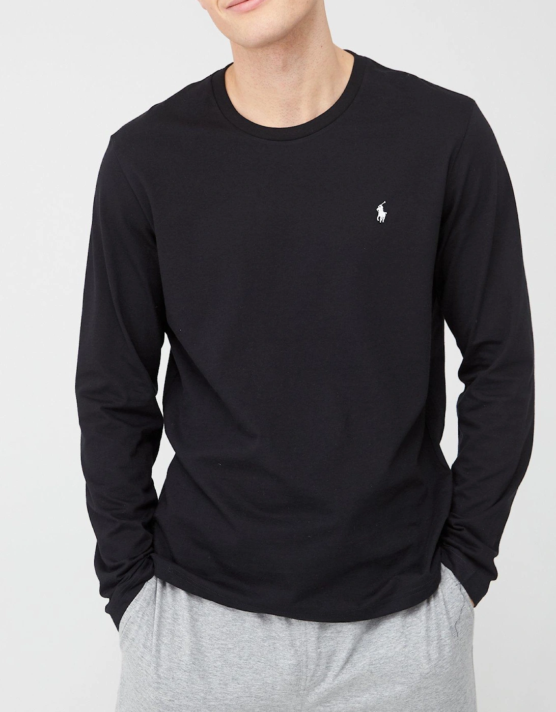 Long Sleeve Crew T-shirt - Black, 2 of 1