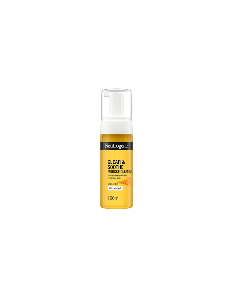 Clear and Soothe Mousse Cleanser 150ml - Neutrogena