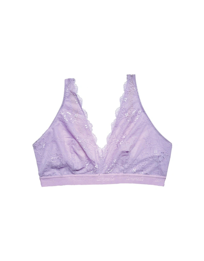 Lace Fuller Cup Bra - Lilac