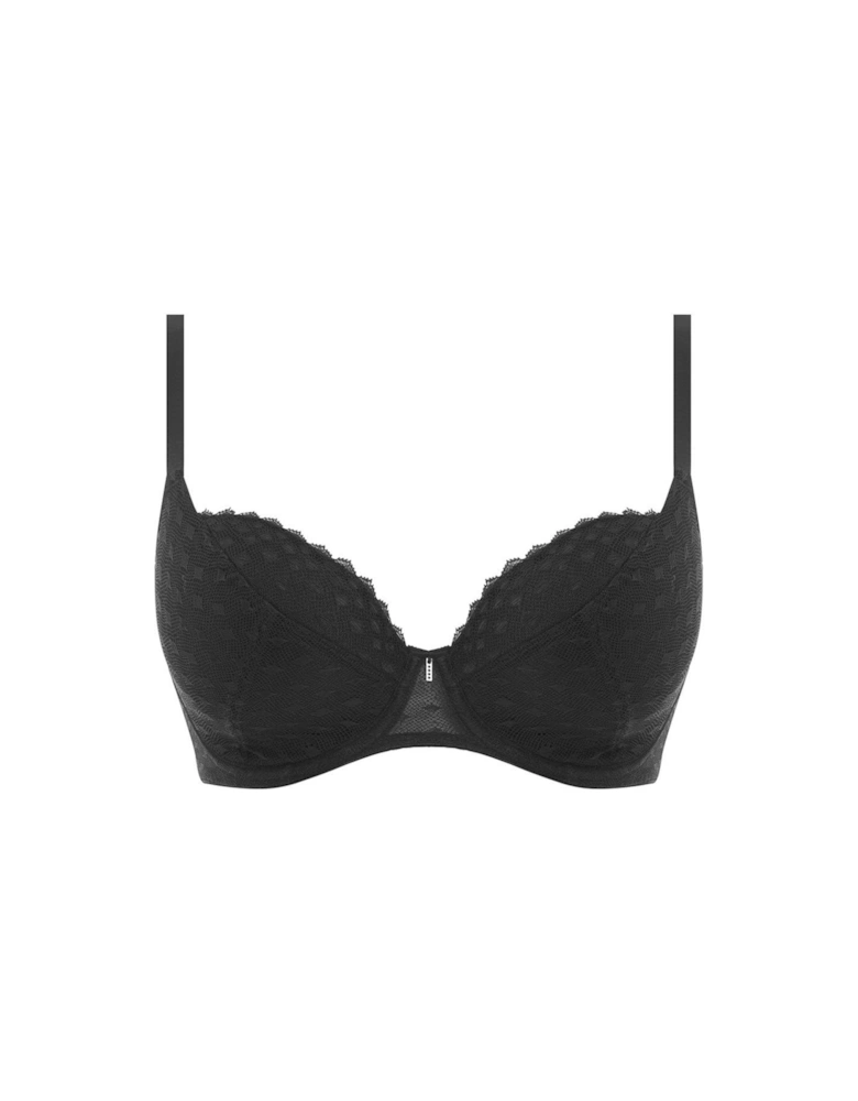 Padded Plunge Bra - Black