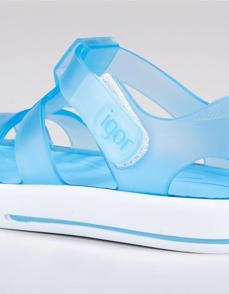 Star Jelly Sandal - Blue