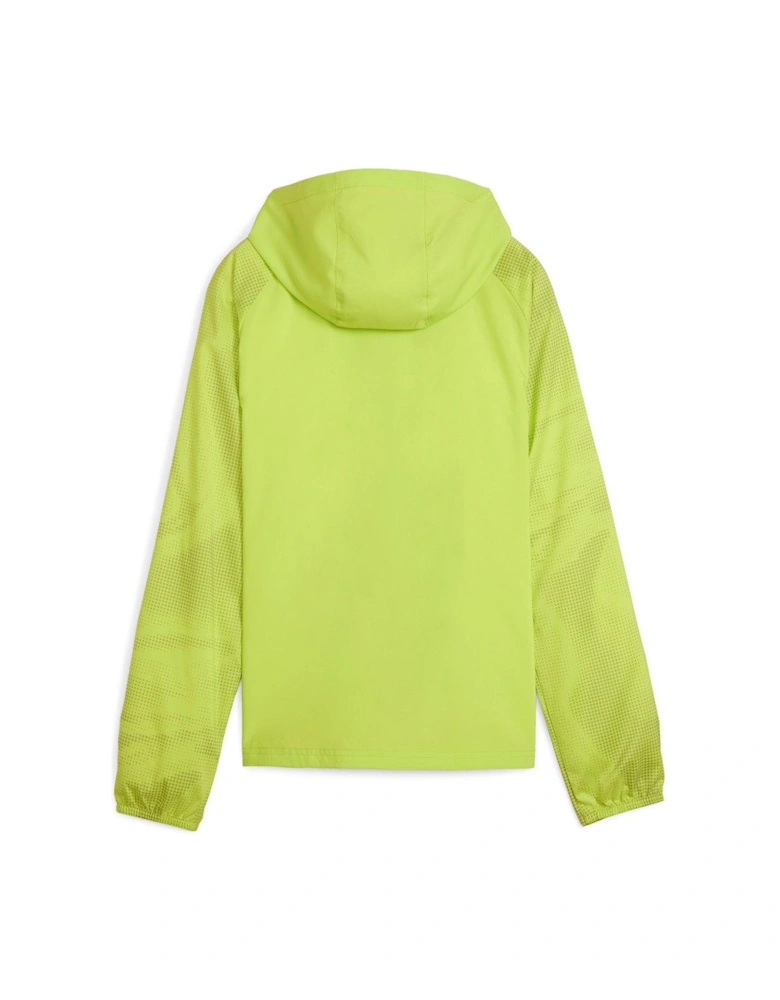 Womens Running Favorite Printed Woven Jacket - Lime