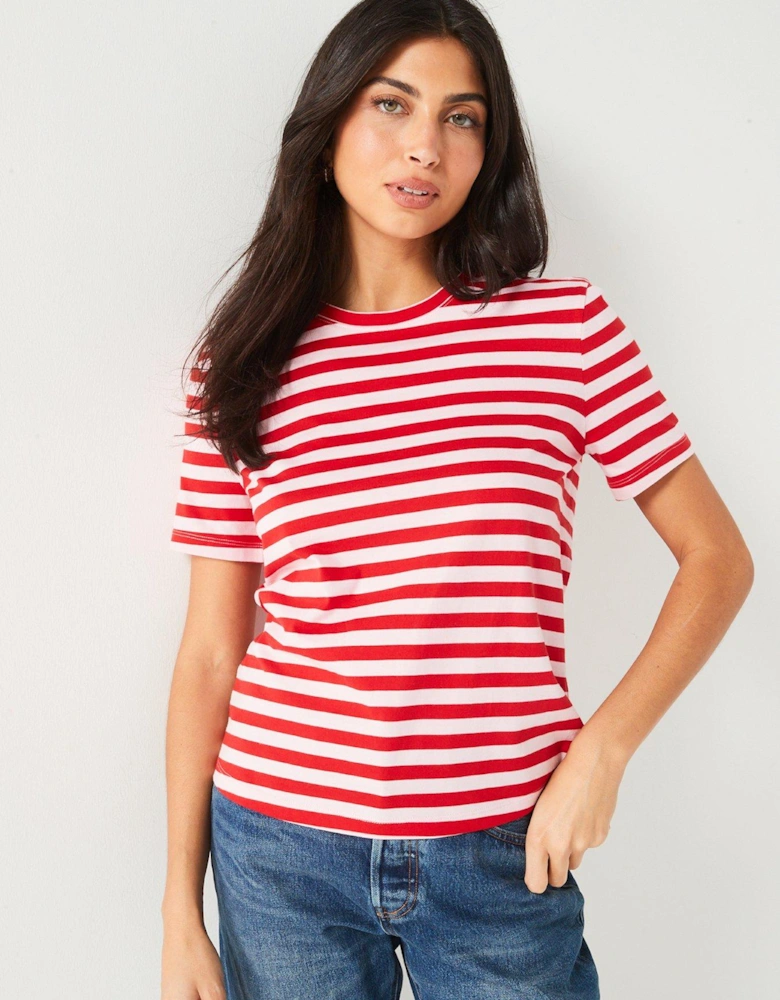 The Essential Stripe Crew Neck T-shirt