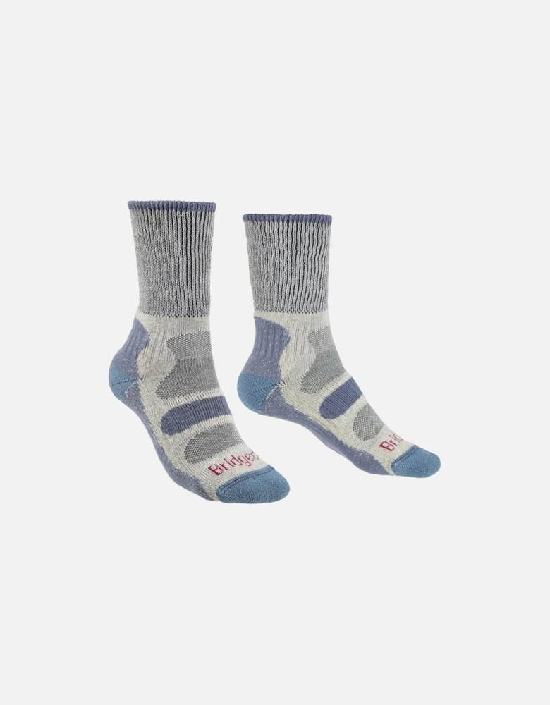 Mens Hike Lightweight Coolmax Comfort Walking Socks - Indigo