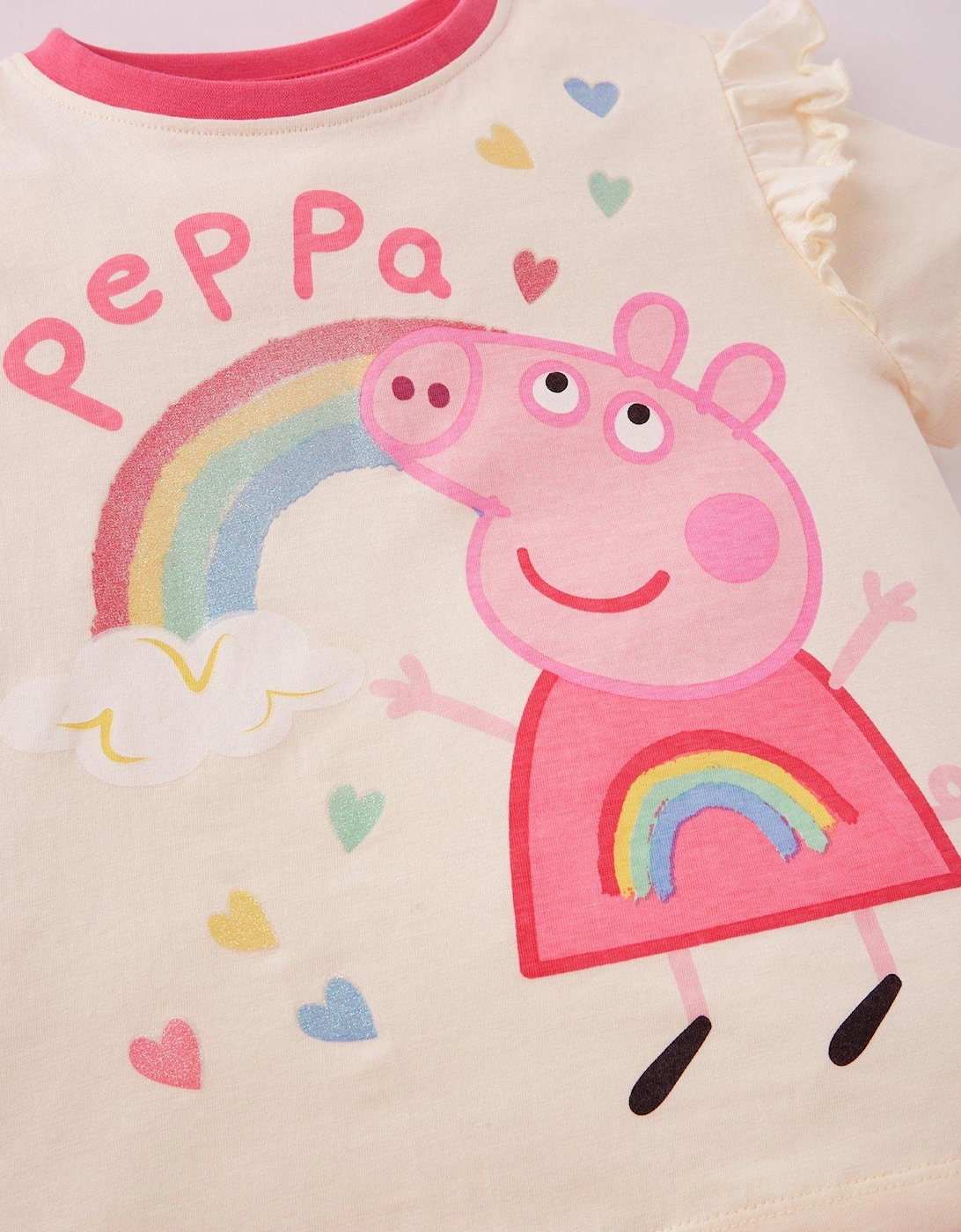 Rainbow Short Pyjamas - Pink