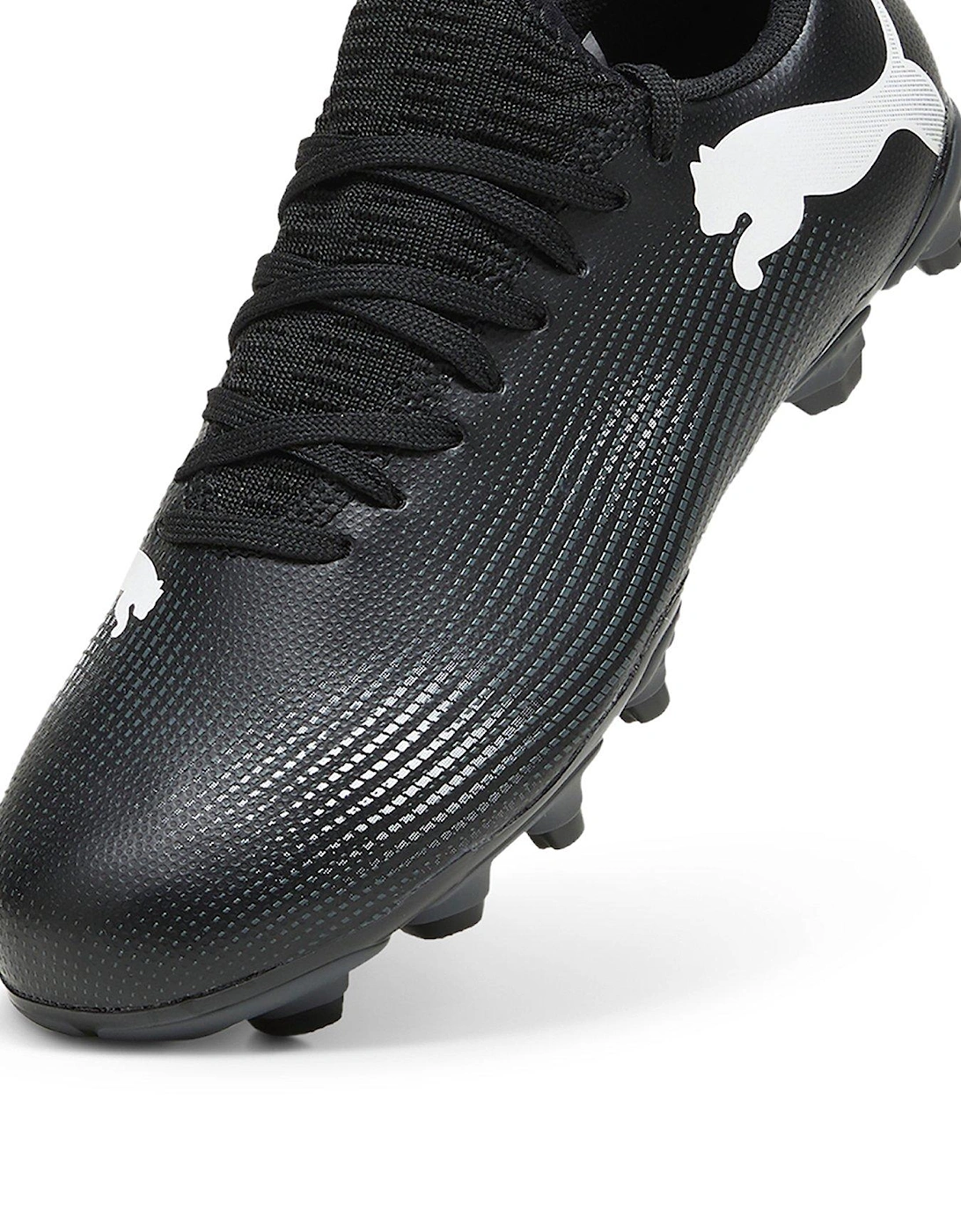 Junior Future Match 7 Firm Ground Football Boots - Black