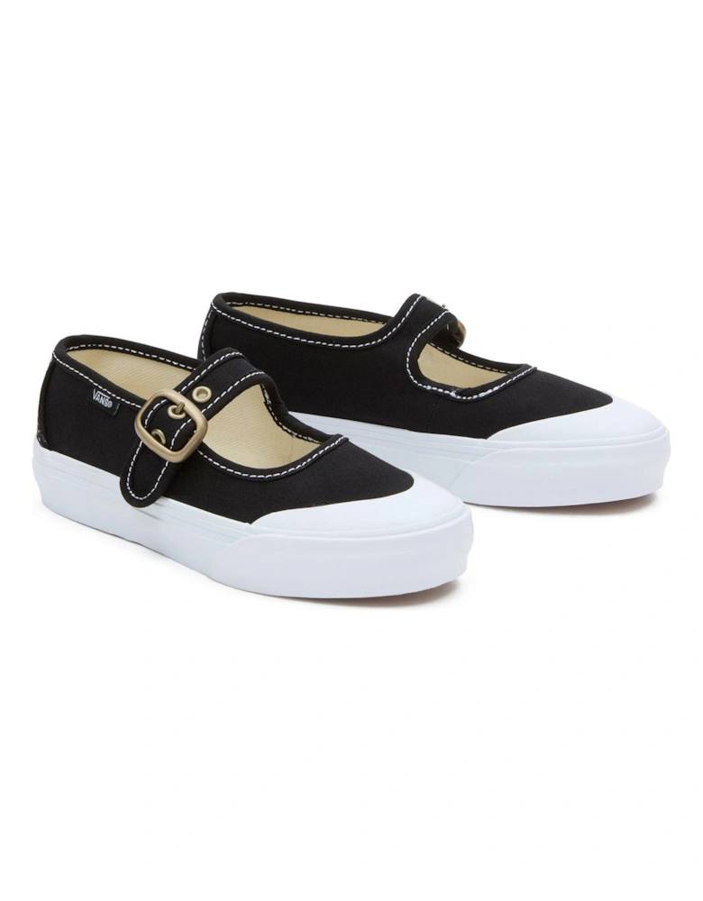 Kids Girls Mary Jane Trainers - Black/True White