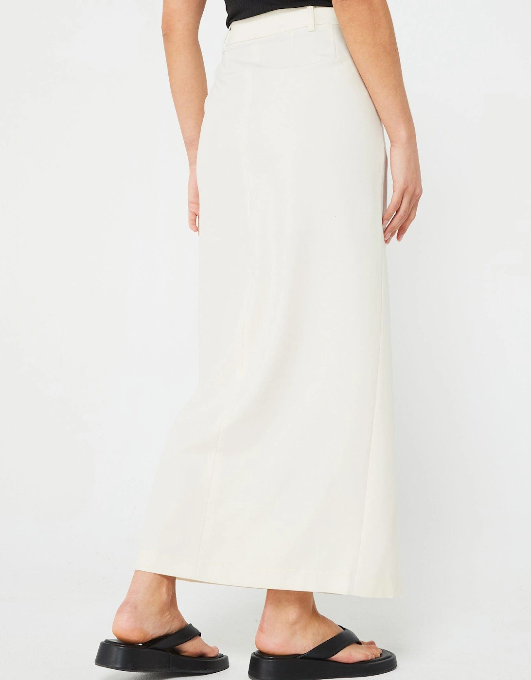 Midi Skirt - White