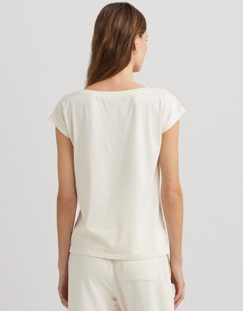 Grieta-short Sleeve-t-shirt - Cream