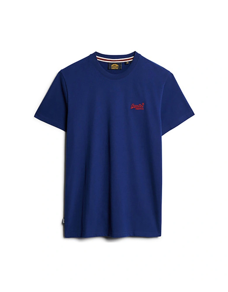 Essential Logo Embroidered T-Shirt - Dark Blue