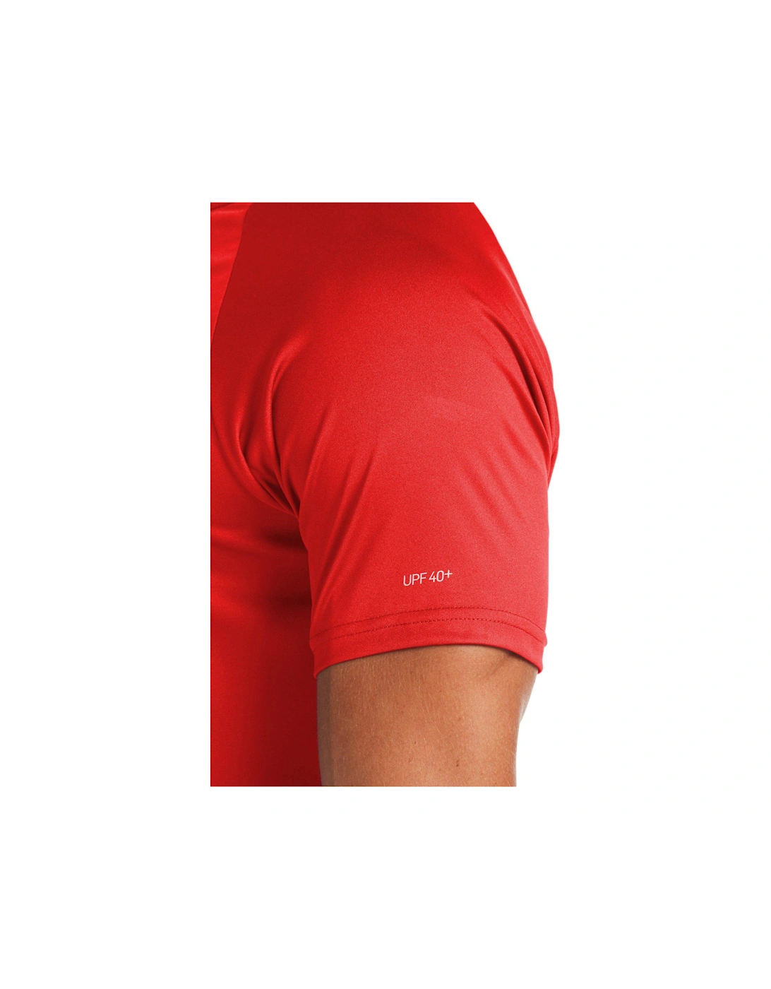 Men's Essential Hydro Short Sleeve Hydroguard-red