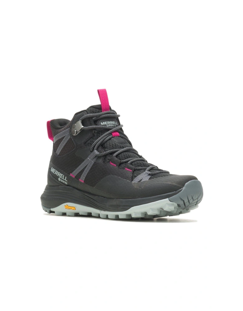 Womens Siren Goretex Mid Hiking Boots - Black