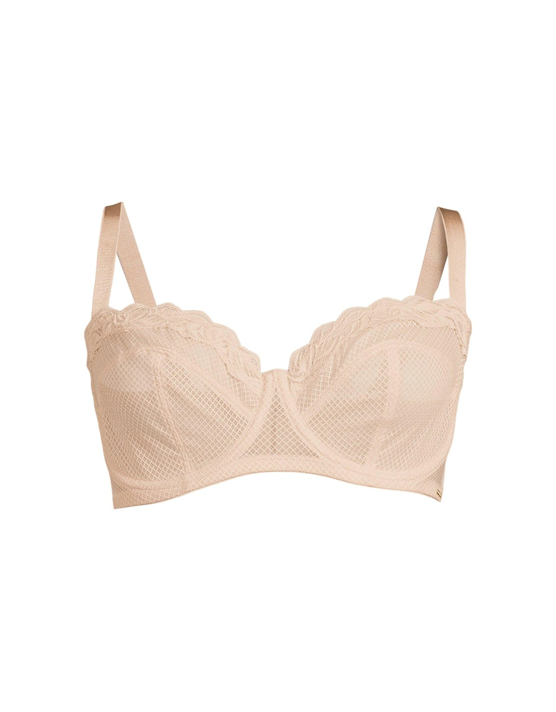 Addison 1/2 Cup Convertible Non Padded Wired Bra - Beige