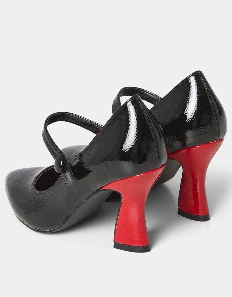 Topping Perfection Patent Shoes - Black