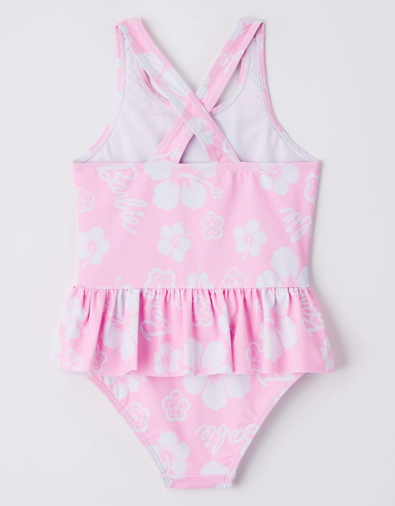 Hibiscus Print Swimsuit