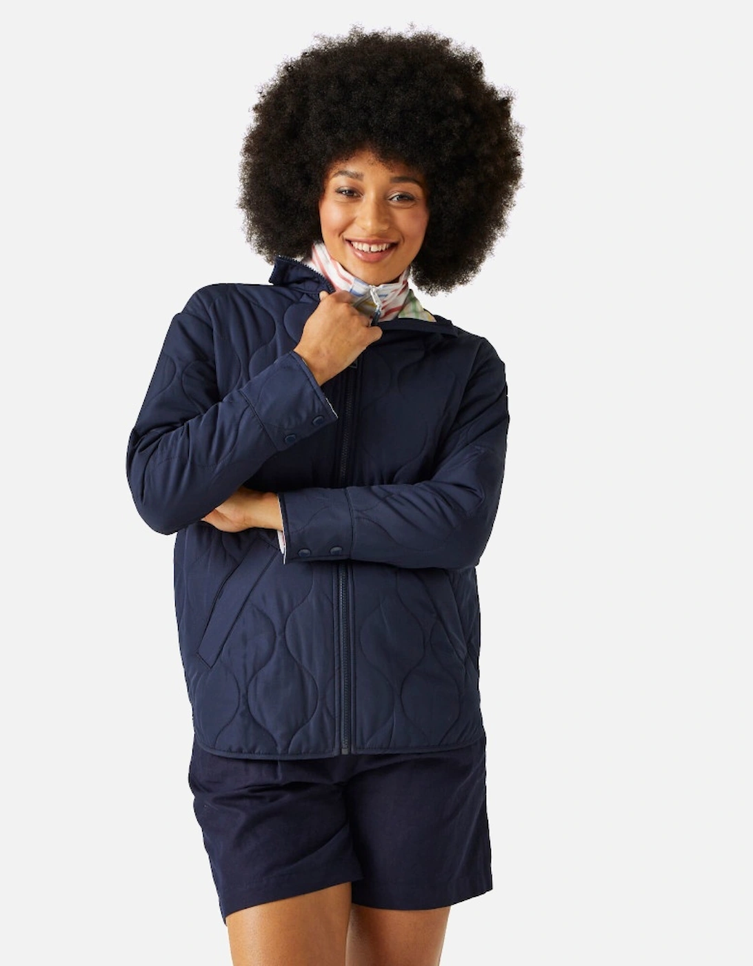 Womens Courcelle Full Zip Quilted Coat, 5 of 4