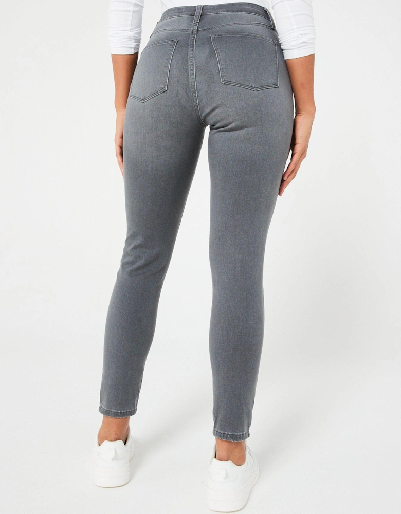 Relaxed Skinny Jeans - Grey