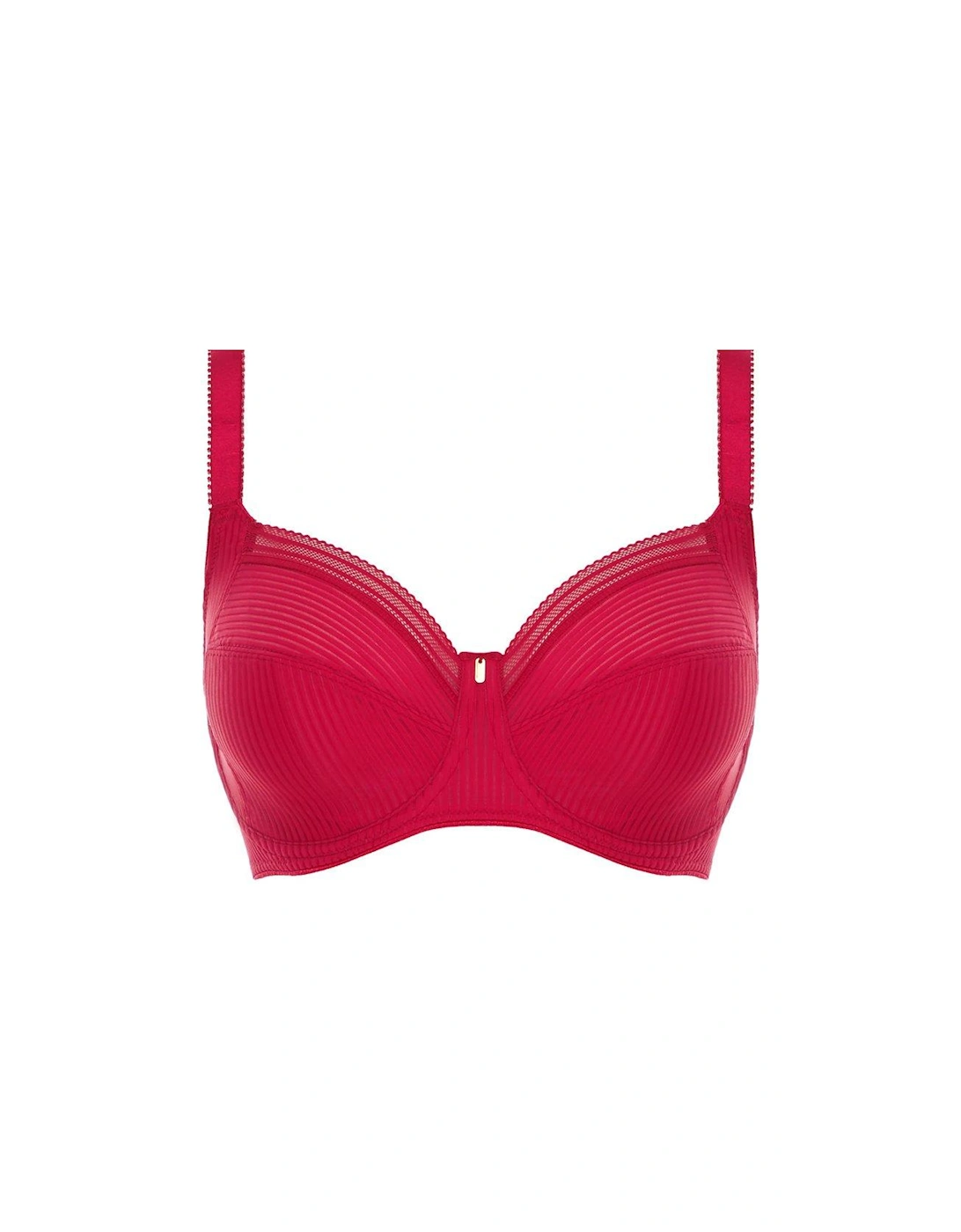 Fusion Underwired Full Cup Side Support Bra - Red
