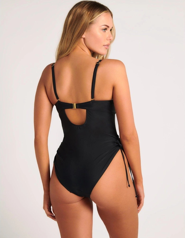 Ibiza Eyelet Swimsuit - Black