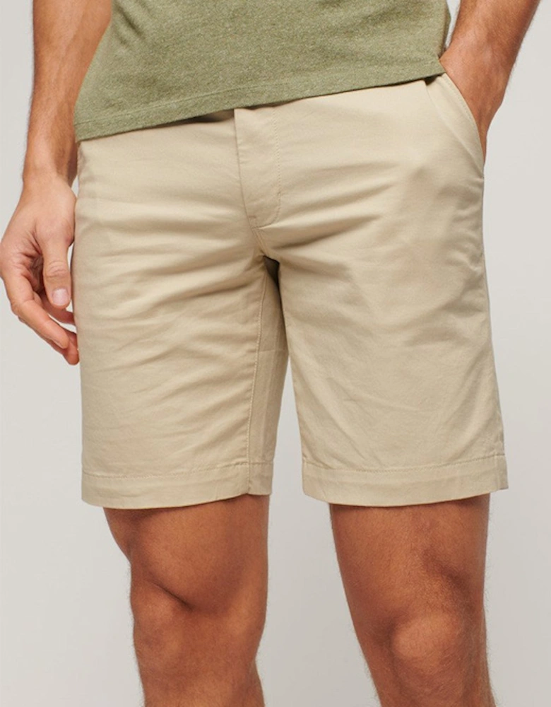 Men's Stretch Chino Short Pelican Beige