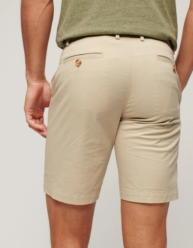 Men's Stretch Chino Short Pelican Beige