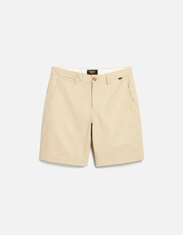 Men's Stretch Chino Short Pelican Beige