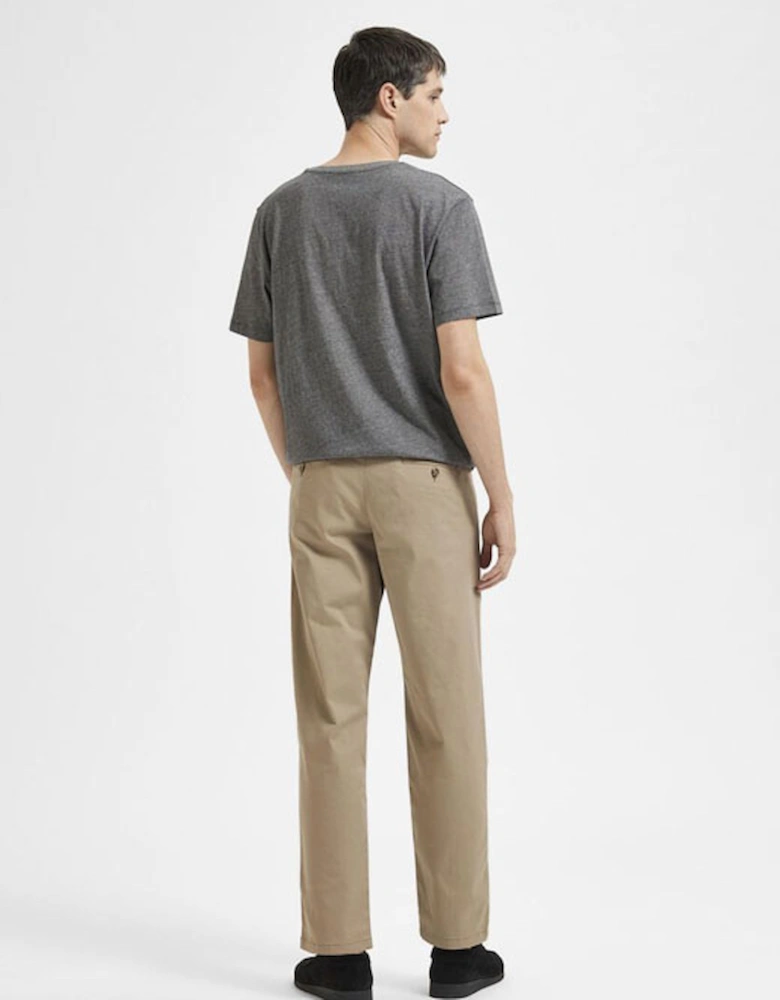 Homme Men's Straight Flex Chinos Greige