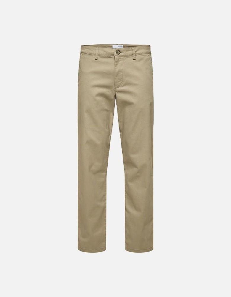 Homme Men's Straight Flex Chinos Greige