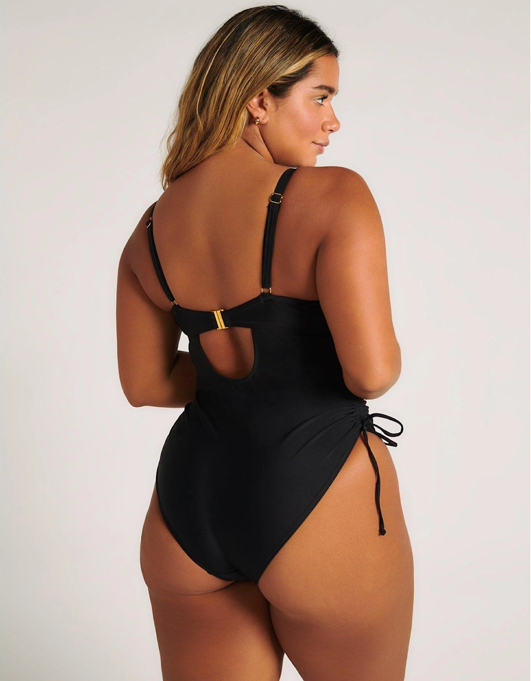 Ibiza Eyelet Swimsuit - Black