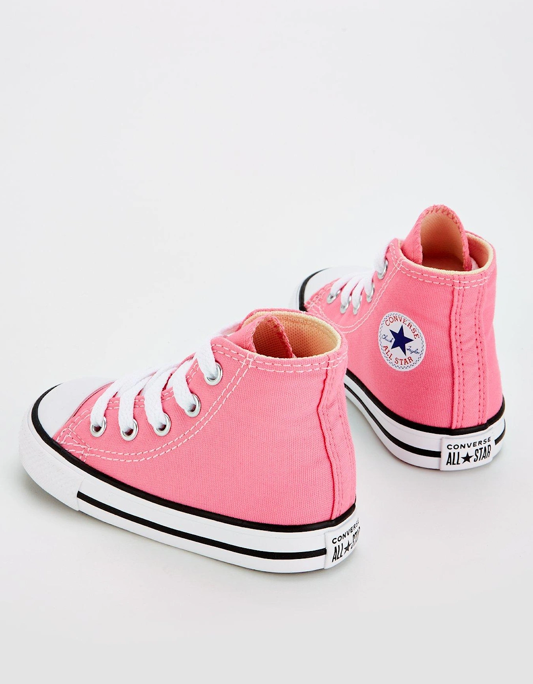 Infant Girls Hi Top Trainers - Pink