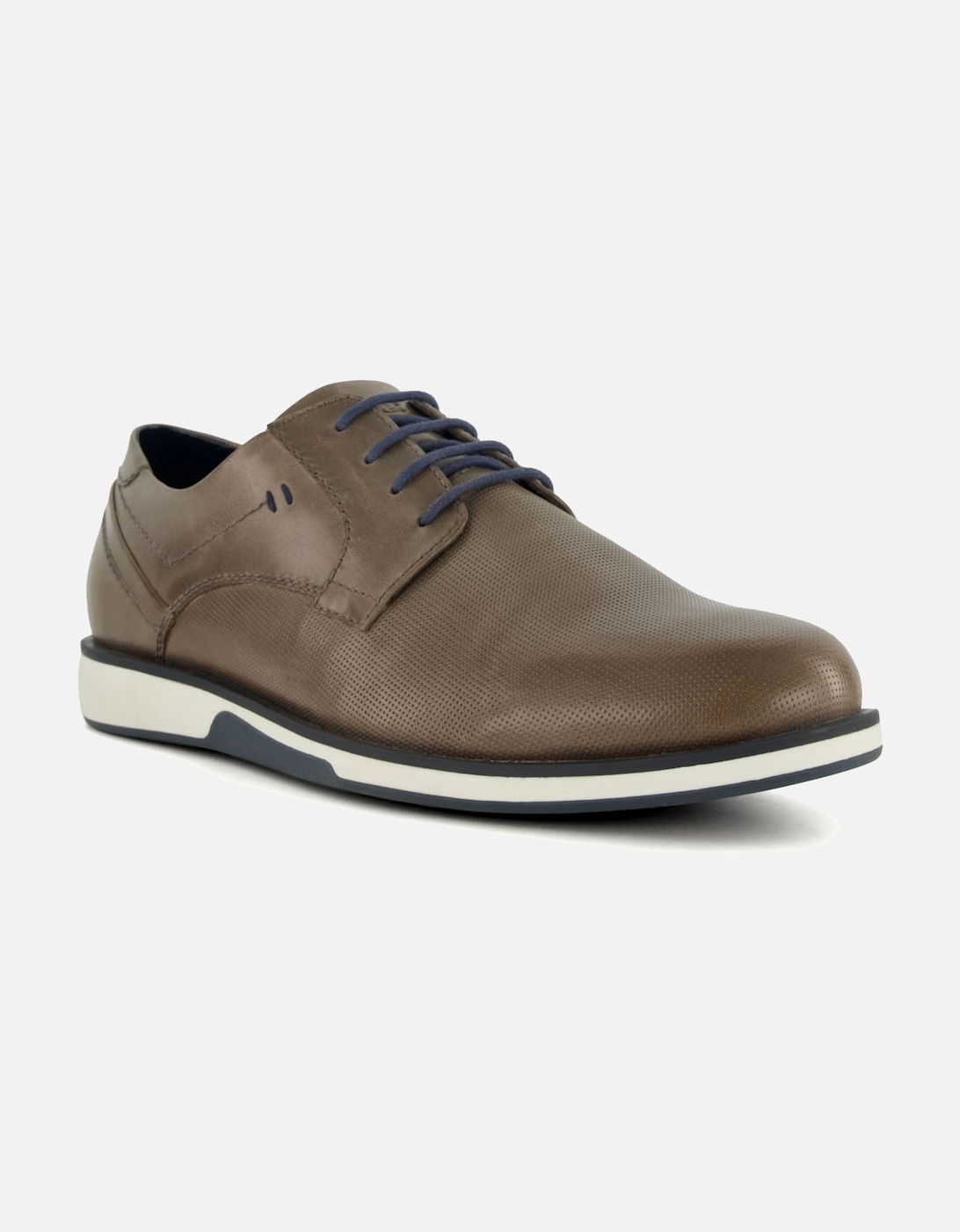Mens Bradfield - Perforated Leather Casual Shoes, 5 of 4