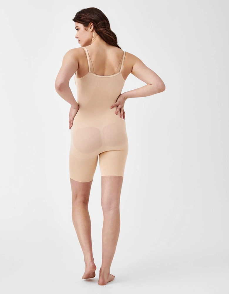 Everyday Shaping Open Bust Mid Thigh Bodysuit