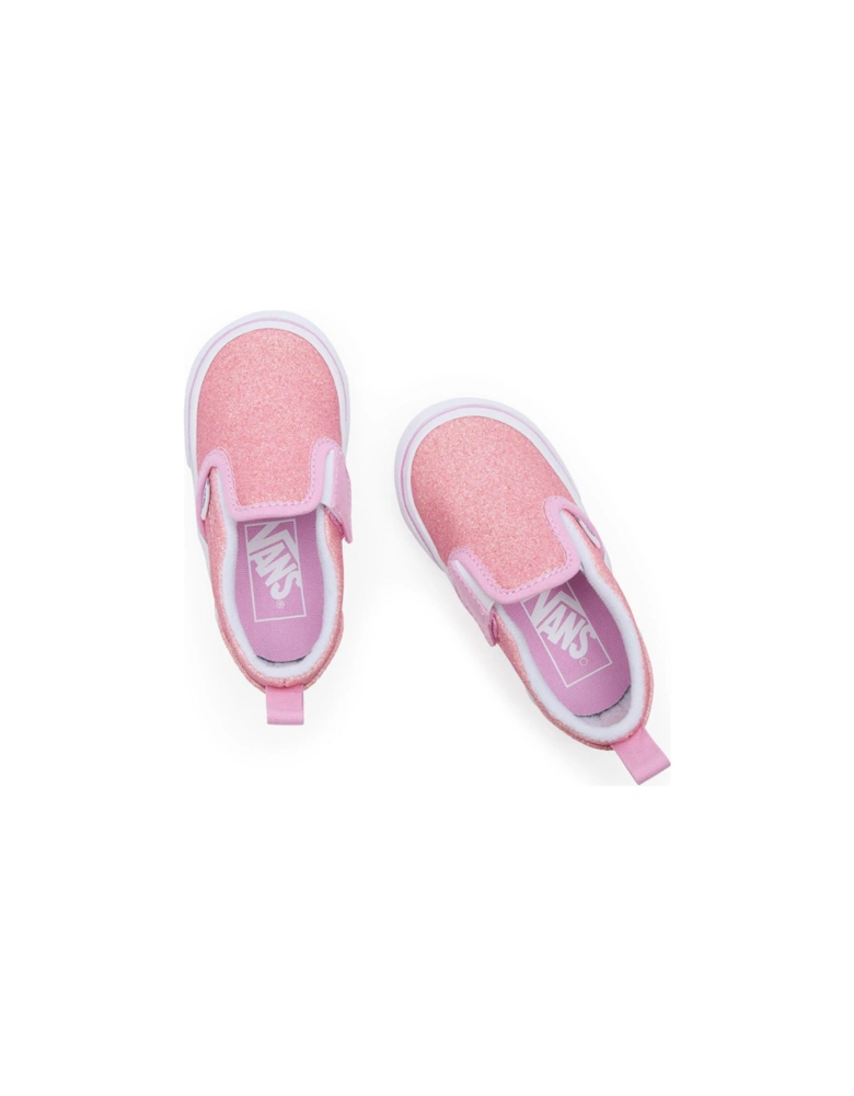 Infant Girls Slip-On Velcro Trainers - Pink
