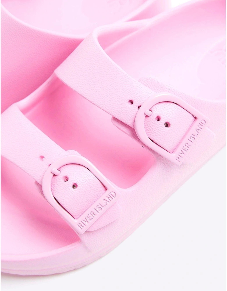Girls Buckle Sandals - Pink