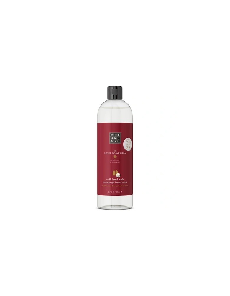 The Ritual of Ayurveda Sweet Almond & Indian Rose Hand Wash Refill 600ml