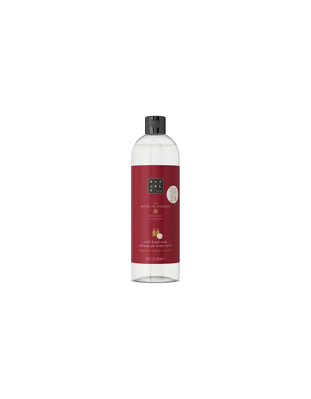 The Ritual of Ayurveda Sweet Almond & Indian Rose Hand Wash Refill 600ml, 2 of 1