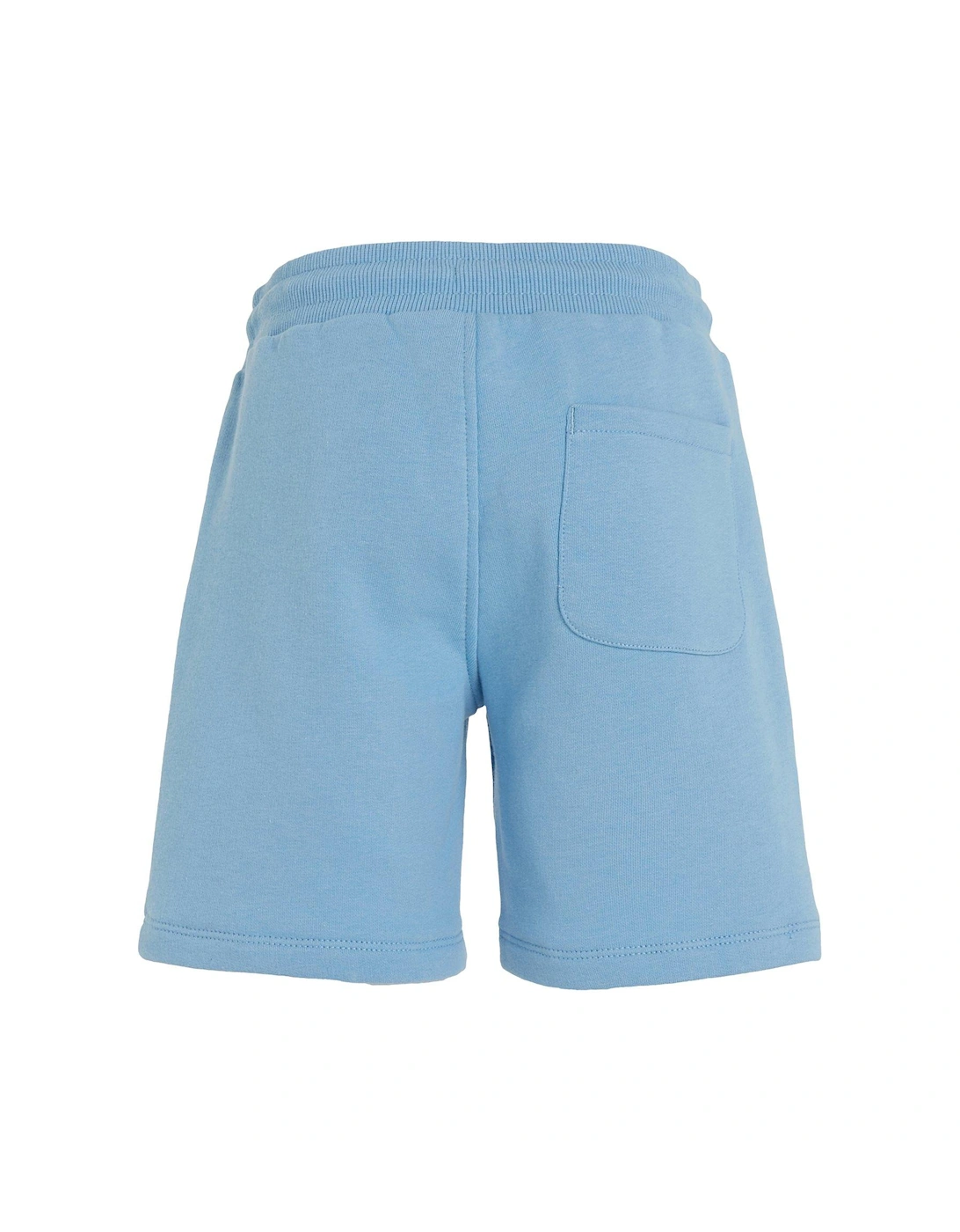 Boys Stack Logo Jogger Shorts - Dusk Blue