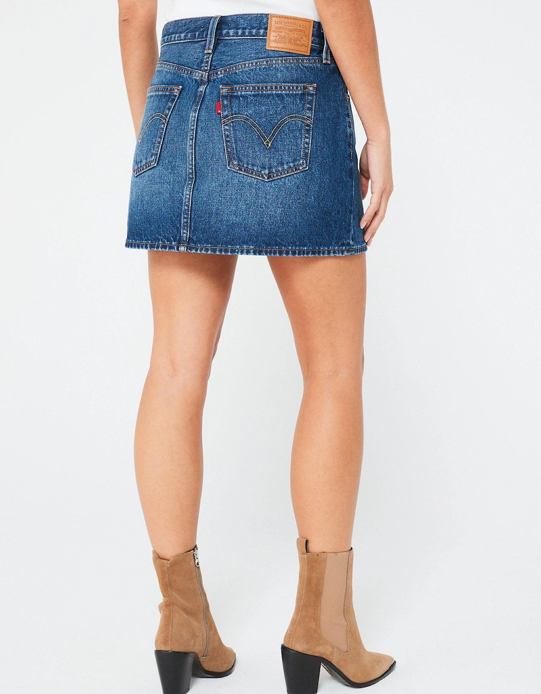 Icon Denim Skirt - Lost Peace Of Mind