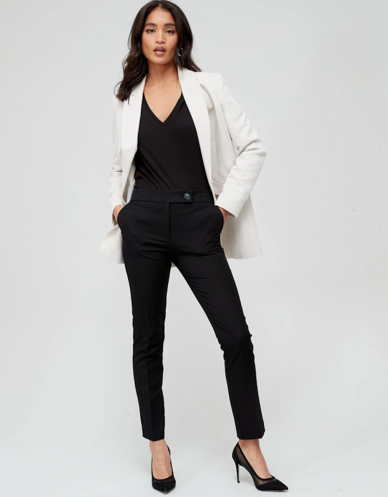 The Slim Leg Trouser - Black